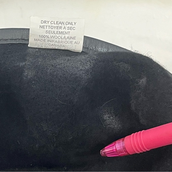 2001 Army Wool Military Beret With Blue Flash Patch Parkhurst Tag Size 7 1/4 - Picture 11 of 16